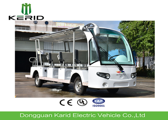 11 Seater Electric Shuttle Car With Curtis Controller For Hotel Reception 72V / 5KW